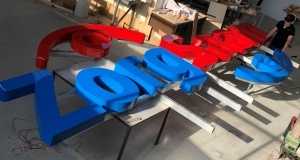 Lichtreclame Zorgsaam