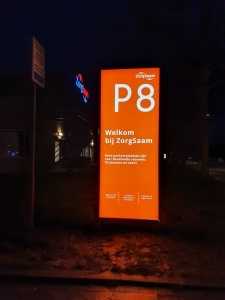 Lichtzuilen Zorgsaam